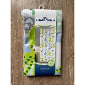 Maytex Peva Sea Creatures Shower 70x72” Curtain